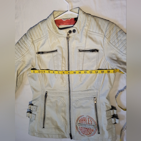 ⬇️PRICE DROP⬇️ 💜XS - RARE Harley Davidson Ladies Goatskin Riding Jacket - Picture 2 of 12